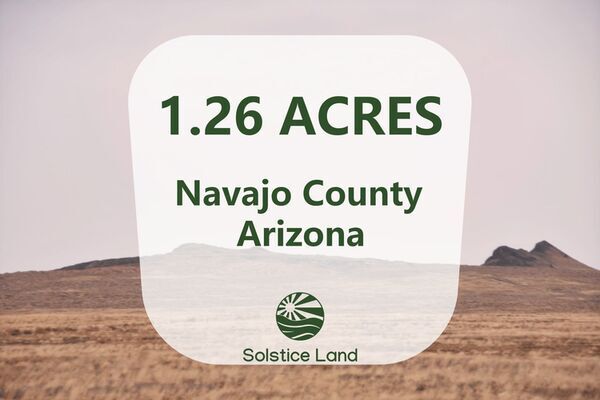 Build a Life On Your Land in Navajo County