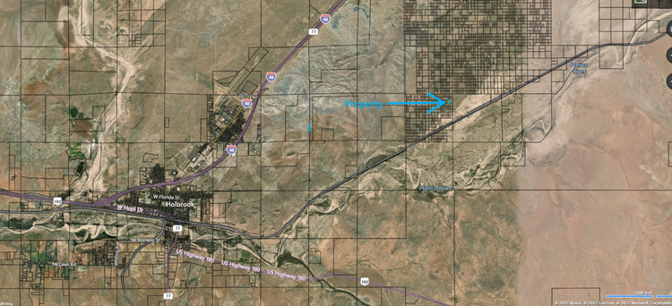 Must Sell! Two Adjacent Lots  2.5 Acres Holbrook, AZ $99/moth