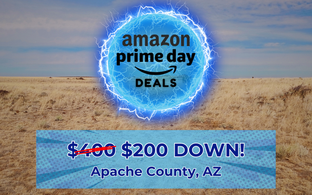 Apache County: Level Land with Water Access <del>$400</del> $200 Down!