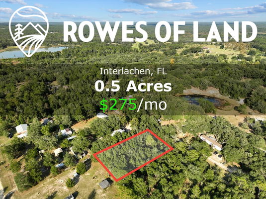 ***Land Made Easy: 0.5 Acre in Melrose, $275/Month!