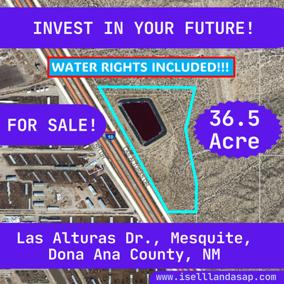 Mesquite Oasis: 36.5 Acres with Pond, and Affordable Price!