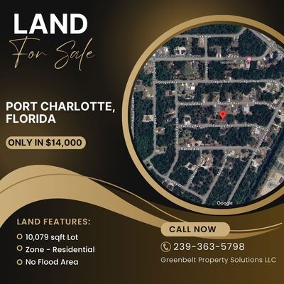 Spacious 10,079 sqft Residential Lot in Port Charlotte, FL