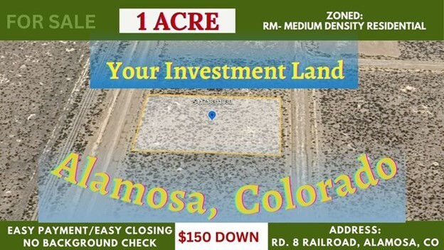 1 acre property in Alamosa CO ~ Your Future Investment!