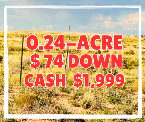 RV's Gateway to Freedom on 0.24 Acres for Only $74 Down!!