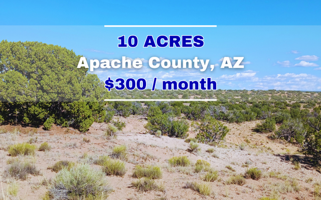 SOLD! Apache Land - Nearby Water, Trees  <del>$1200 </del> $600 Down!