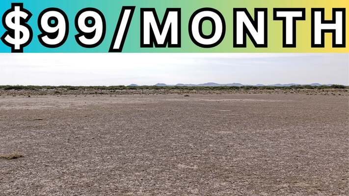 1 Acre in Luna, NM for $99 Per Month (2 Lots)