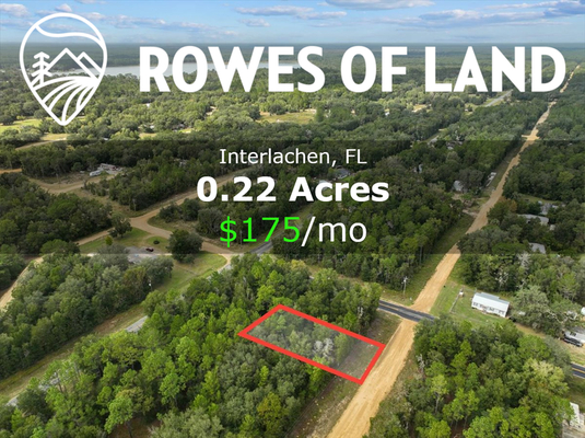 9500 sqft Mobile Home Lot in Interlachen – Only $250 Down!