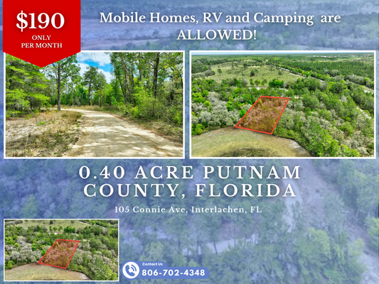 Tired of Winter? Grab this 0.40 Acre in Florida for $190/MO!