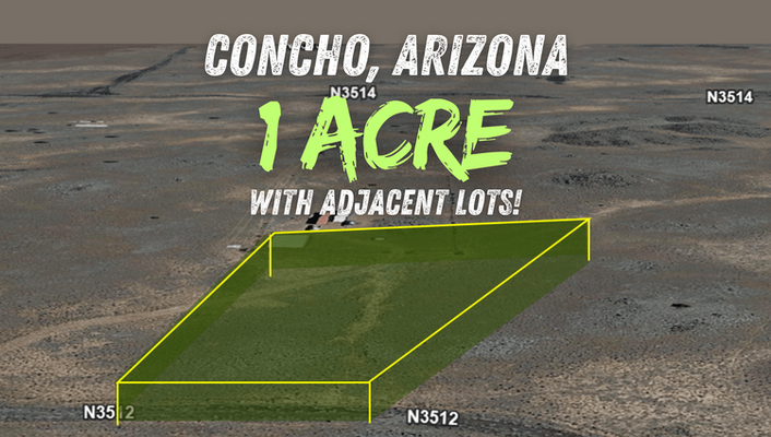 Explore, Hike, and Relax! 1 Acre In Concho, AZ @$145/MO!