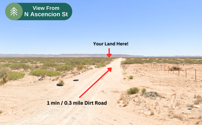 0.22 Acres in Horizon City Area of El Paso - Only $275/mo