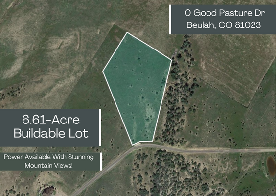 Exclusive 6.61-Acre Buildable Leveled lot in Twin Butte Estates in Pueblo, CO. With Access, Electricity, and Breathtaking Mountain Views.