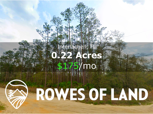 1/4 Acre Corner Lot in Interlachen -Mobile-Ready, $250 Down!