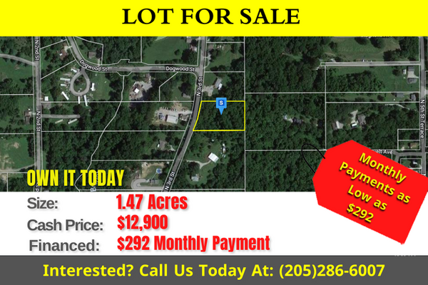 Unique investment opportunity! With this lot sitting at just under 1.47 acres, the possibilities are endless!