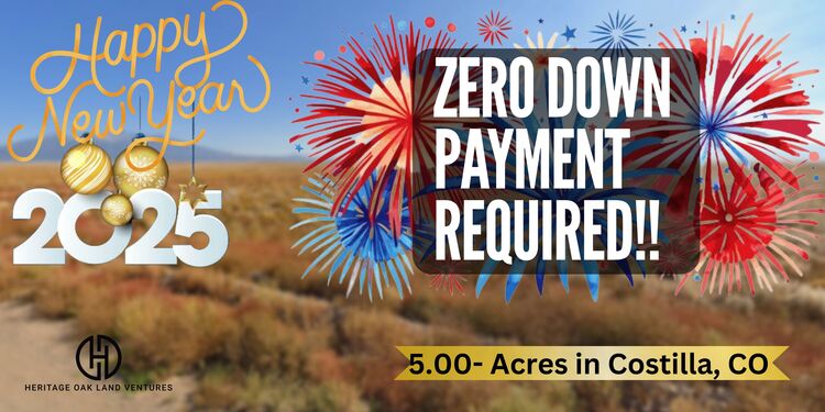 $169 Monthly for 5 Acres of Colorado Beauty. ACT FAST!!