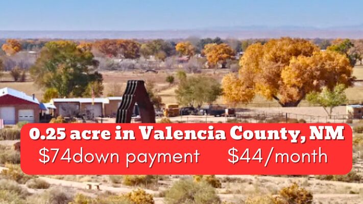 Desert Getaway: Camp, RV, Invest in Los Lunas, NM!