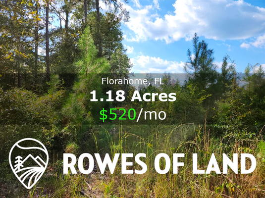 Large, Private 1.18 Acres in Florahome near Lake