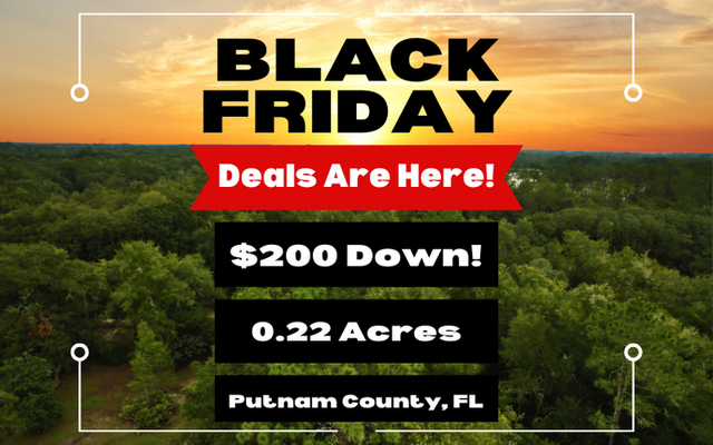 Putnam, FL: Peaceful Lot with Water Access <del>$400</del> $200 Down!