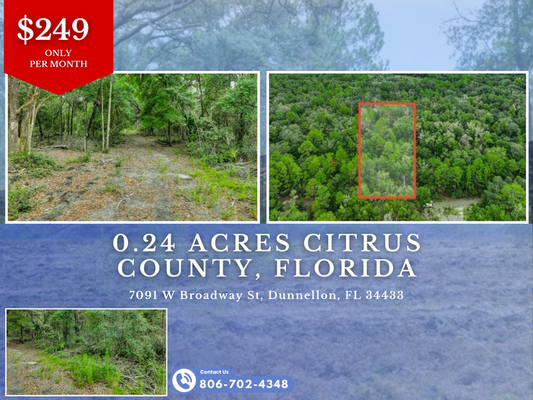 Build Rentals on 0.24 Acres of Dunnellon, FL Land!