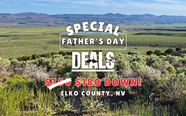 Elko Land: Mountain View & Nearby Water  <del>$360 </del> $180 Down!