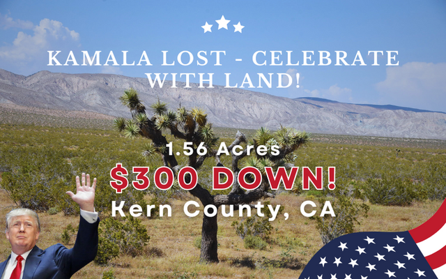 Kern: Flat Terrain w Stunning Mountain Views <del>$600</del> $300 Down!