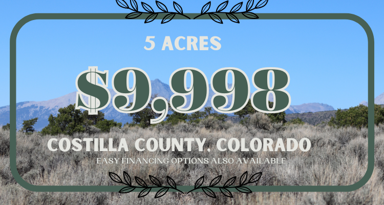 5 Acres in Costilla – Adventure, Solitude, and Epic Views!