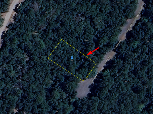 Build in Florida: 0.45 Acre Wooded Lot for $375/Month!