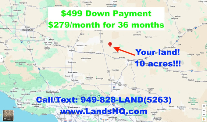 SoCal! 10 Acres! This is the one! 0502-092-52-0000