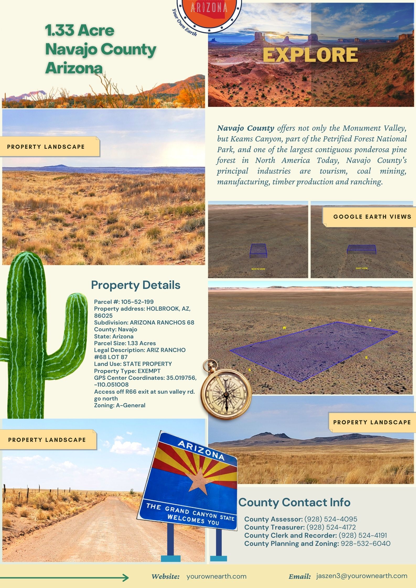 1.33-acre of Raw Land in Arizona Ranchos - Build Here!