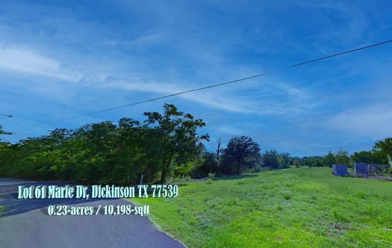 Waterside Heaven for you Homestead - Lot 61 Marie Dr, Dickinson TX 77539