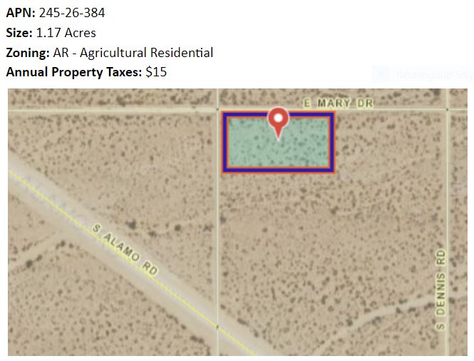 40 min of Lake Havasu State Park! 1 Acre corner lot in Yucca AZ