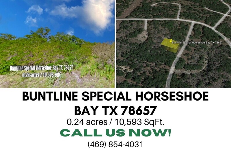 Nice level cleared building lot with lake access - Lot K13100 Buntline Special Horseshoe Bay TX 78657