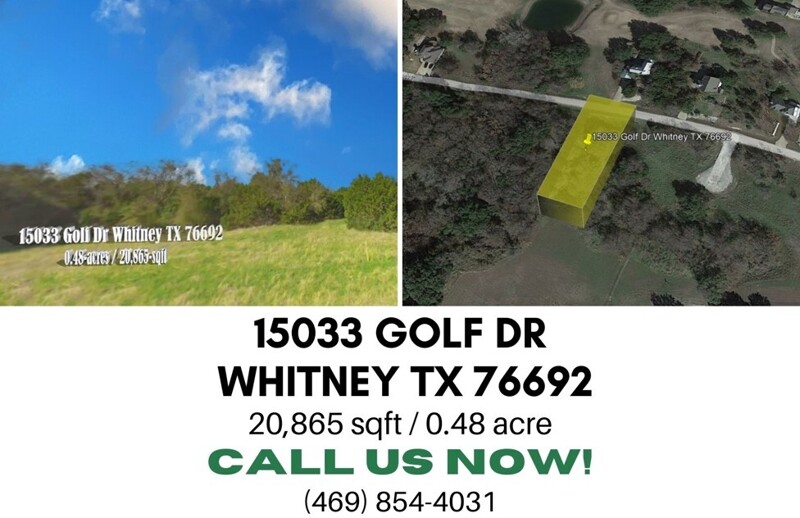 Peaceful and Serene this Vacant Lot in Desirable Neighborhood - 15033 Golf Dr Whitney TX 76692