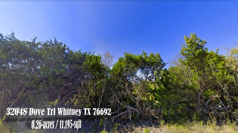 A secluded lot in a gated community, in a great location – 32048 Dove Trl Whitney TX 76692