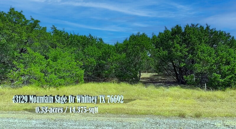 Absolute Jewel of Lake Whitney, a 0.33 acre Lot in White Bluff - 43129 Mountain Sage Dr Whitney TX 76692