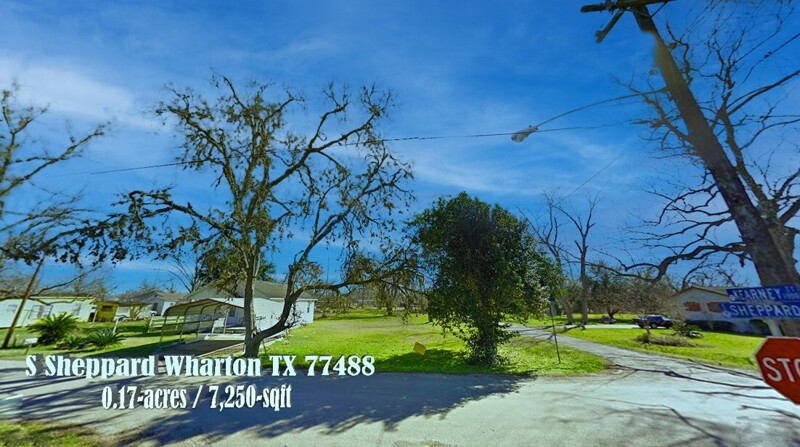 Ready to build, 0.17 acre lot in Wharton County, Texas Land for Sale - Lot 165B S Sheppard Wharton TX 77488