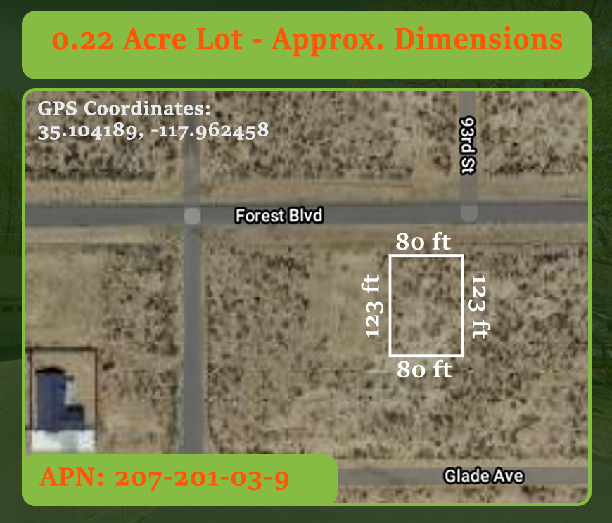 DISCOUNTED LOT in California City