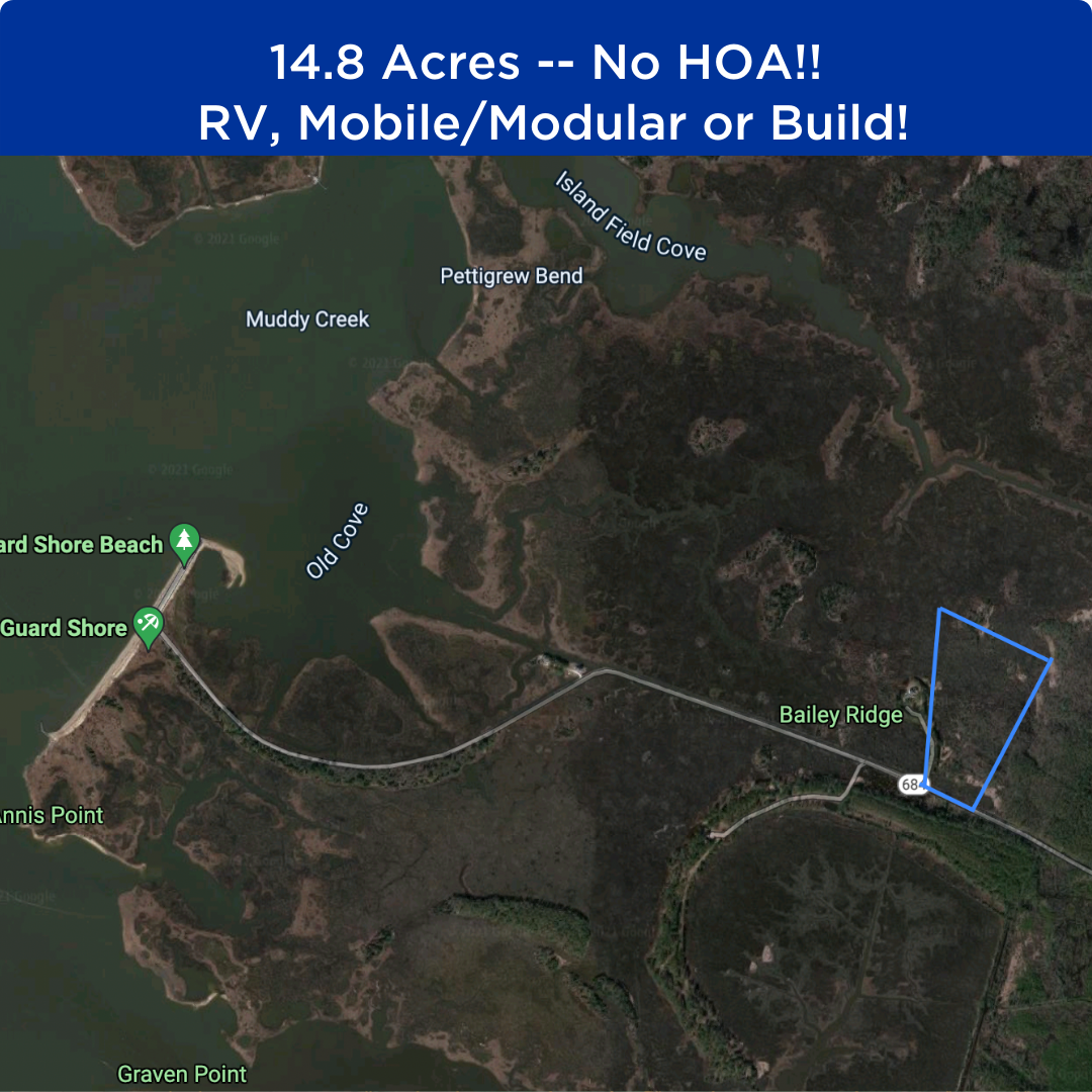 Guardshore Rd, Bloxom, Virginia, US, 23308 Land for Sale