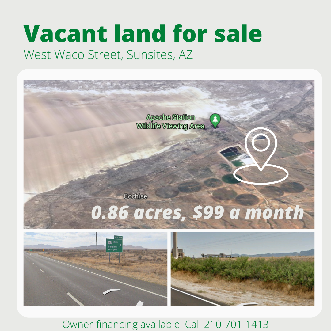 Invest in Cochise County! Only $99/Month, such a treat this 2022!